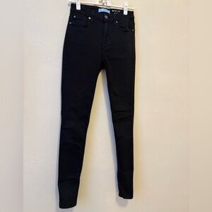 7 For All Mankind Women's Black Skinny Jeans